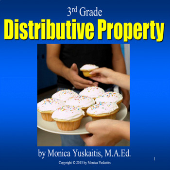 Preview of 3rd Grade Distributive Property Property