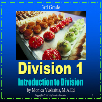 Preview of 3rd Grade Division 1 - Introduction to Division Powerpoint Lesson