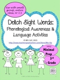 3rd Grade Sight Words: Phonological Awareness & Language A
