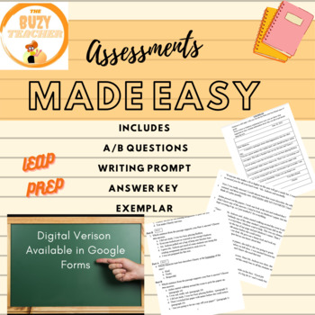 Preview of 3rd Grade ELA Common Core Assessment (Print and Digital)