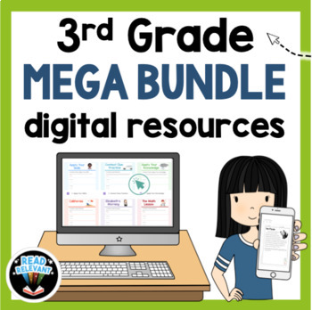 Preview of 3rd Grade ELA Digital Resource MEGA BUNDLE