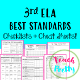 3rd Grade ELA Florida BEST Standards (Checklists + Cheat Sheets)