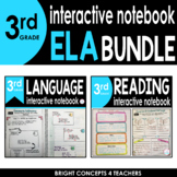 3rd Grade ELA Interactive Notebook BUNDLE