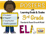 3rd Grade ELA Marzano Proficiency Scale Posters for Differ
