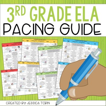 Preview of 3rd Grade ELA Pacing Guide