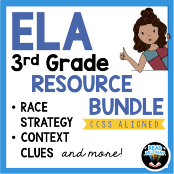 Preview of 3rd Grade ELA Reading and Writing Bundle for Reading and Writing Skills