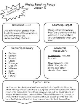 Preview of 3rd Grade ELA Ready Curriculum Weekly Newsletter (Unit 5)
