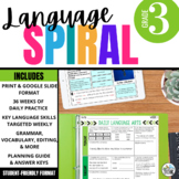 3rd Grade ELA Spiral Review: Daily Oral Language & Grammar