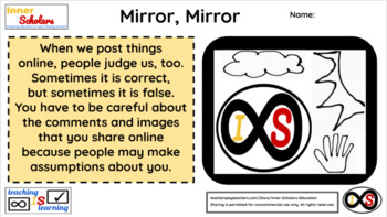 Preview of 3rd Grade ELA Technology Activities - Lesson 16: Selfie Identity