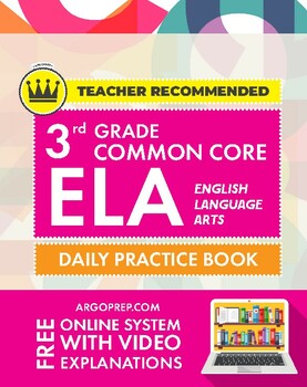 Preview of 3rd Grade ELA Workbook (176 pages eBook + video explanations)
