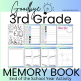 3rd Grade EOY Memory Book Worksheets | Third Grade End of 