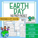 3rd Grade Earth Day Packet | Math and Reading Earth Day Wo
