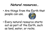 3rd Grade Economics Natural Resources Powerpoint