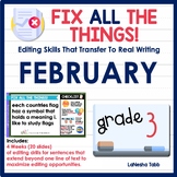 3rd Grade Editing Practice February