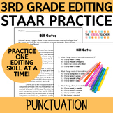 3rd Grade Editing STAAR Practice - Punctuation
