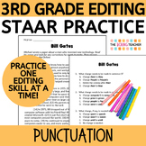 3rd Grade STAAR Editing Practice - Punctuation