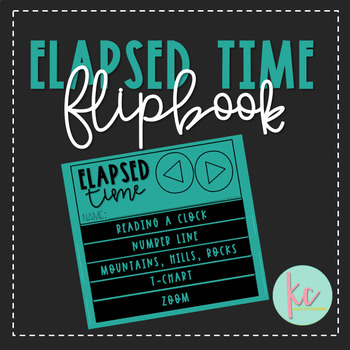 Preview of 3rd Grade Elapsed Time Flipbook
