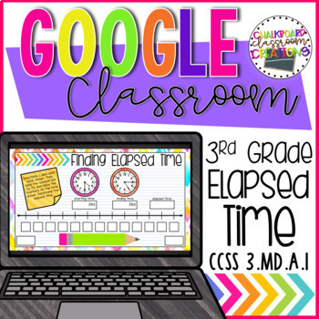 Preview of 3rd Grade Elapsed Time for Google Classroom
