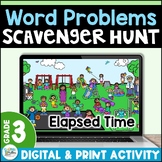 3rd Grade Elapsed Time to the Hour & Minutes Word Problems