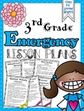 3rd Grade Emergency Lesson Plans