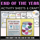 3rd Grade End of Year Craftivity | Easy Printable Writing 