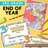 3rd Grade End of Year Memory Book & 3rd Grade End of Year 