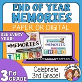 End of Year Autograph Book Pages and Memory Book 3rd Grade