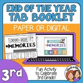 3rd Grade End of the Year Memory Activity 2022 Print or Di