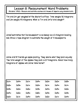 3rd Grade Engage NY Interactive Math Notebook Module 2 | TPT