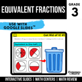 3rd Grade Equivalent Fractions | Digital Centers | Google 