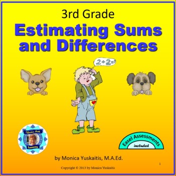 Preview of 3rd Grade Estimating Sums and Differences Powerpoint Lesson