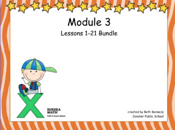 Preview of 3rd Grade Eureka Math - Module 3 Bundle