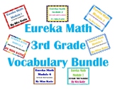Eureka Math Vocabulary Posters Bundle- All Modules -3rd Grade