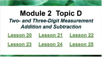 Preview of 3rd Grade Eureka Squared: Module 2 Topic D Presentation