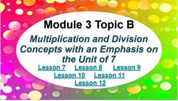 Preview of 3rd Grade Eureka Squared: Module 3 Topic B Presentation