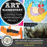 Elementary Art, 3rd Grade Europe Lesson on Art History and