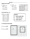 3rd Grade Everyday Math Unit 4 Review - Same format as Test
