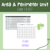 3rd Grade FL BEST Area & Perimeter Unit