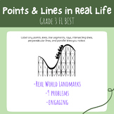 3rd Grade FL BEST Points & Lines in Real Life MA.3.GR.1.1