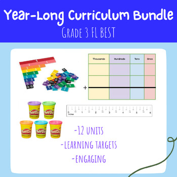 Preview of 3rd Grade FL BEST Year-Long Curriculum Bundle