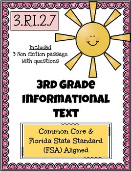 Preview of 3rd Grade FSA Informational Text - 3.RI.3.7
