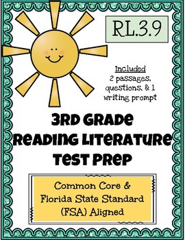 Preview of 3rd Grade FSA Reading Practice - 3.RL.3.9