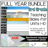 Benchmark Advance | 3rd Grade | FULL YEAR BUNDLE |  Teachi