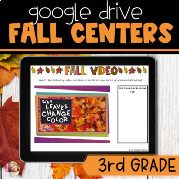 Preview of 3rd Grade Fall Literacy Centers - Digital Version 