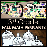 3rd Grade Fall Math Pennant Activities