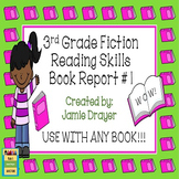 3rd Grade Fiction Book Report Trifold Brochure 1