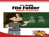 3rd Grade File Folder Math Games