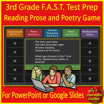 Preview of 3rd Grade Florida BEST ELA.3.R.1 Reading Prose and Poetry Game Florida FAST