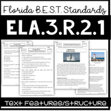 Text Features/ Text Structure | Assessment | ELA.3.R.2.1 |