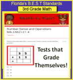 3rd Grade Florida BEST Math TEST MA.3.NSO.2 Number Sense &